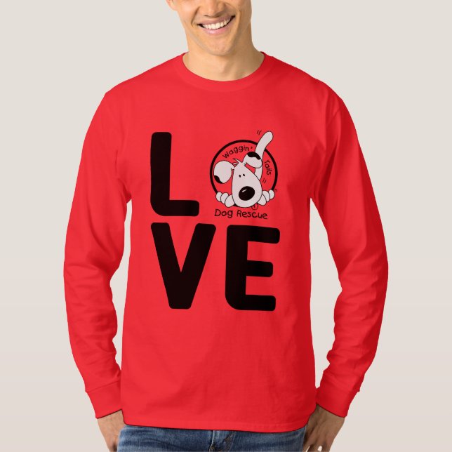 Camiseta Caudas de Waggin do AMOR (Frente)
