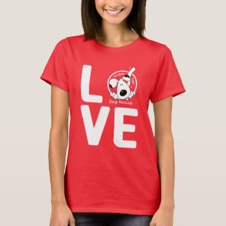 Camiseta Caudas de Waggin do AMOR - mulheres escuras