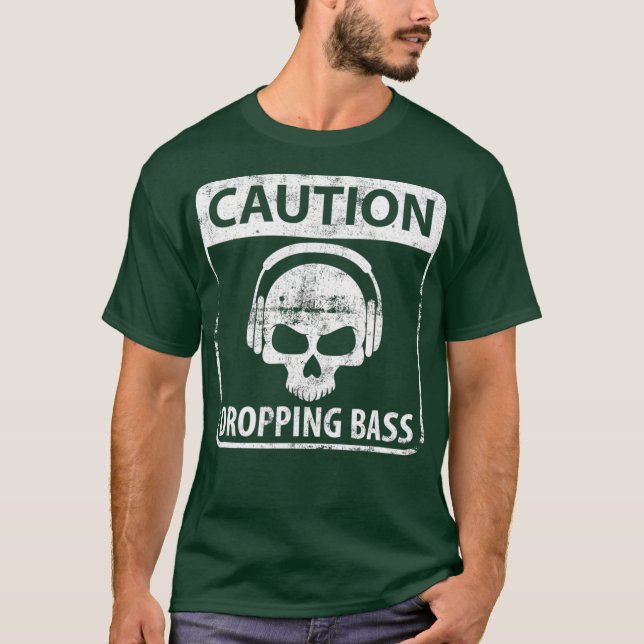 Camiseta Causa Caindo Bass - Dança EDM DJ Dubstep (Frente)