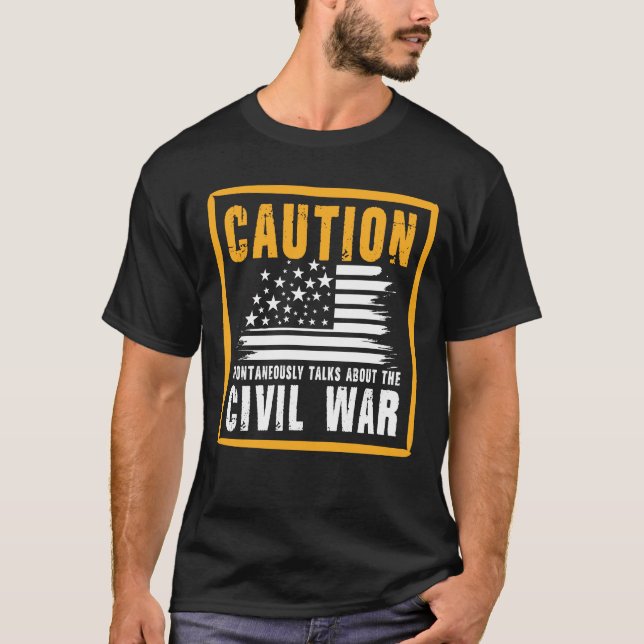 Camiseta Causa Espontaneamente Fala Sobre A Guerra Civil (Frente)
