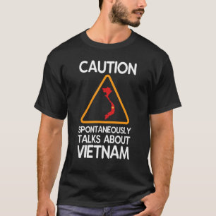 Camiseta Causa Espontaneamente Fala Sobre O Vietname