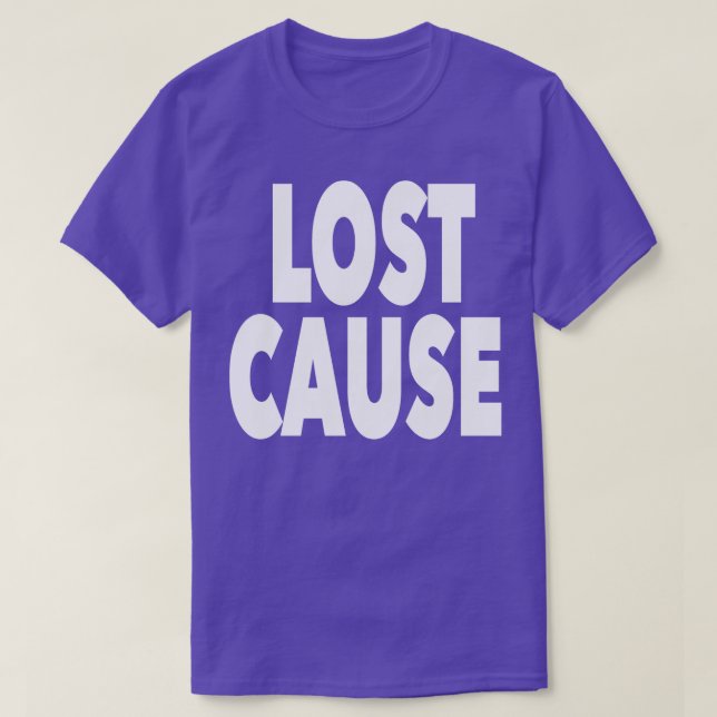 Camiseta Causa perdida (Frente do Design)