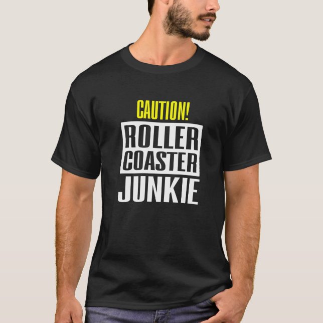 Camiseta Causa Rollercoaster Junkie (Frente)