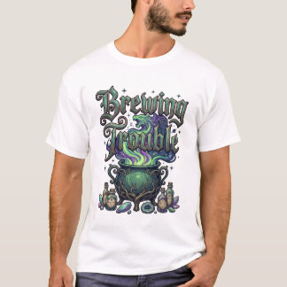 Camiseta Causando Problemas Caldeirão Dragão Cristais de Al