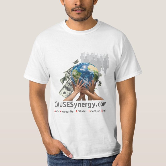 Camiseta CAUSESynergy - T-Shirt - Caras (Frente)