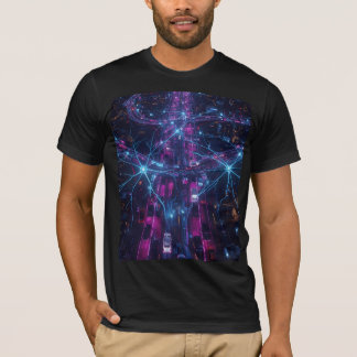 Camiseta Caution: Neural Traffic Jam Ahead – Funny Neuro