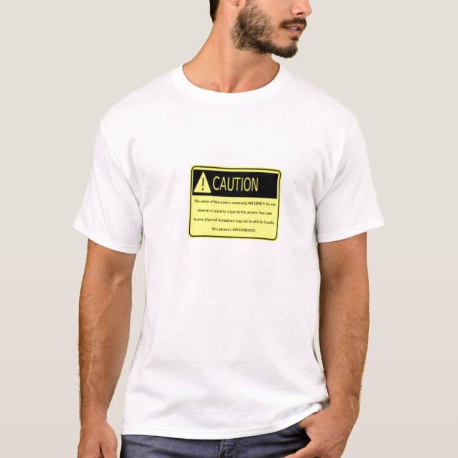 Camiseta cautionawesome (Frente)
