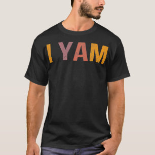 Camiseta Cava Minha Batata Doce Eu Yam Ação de Graças Corre