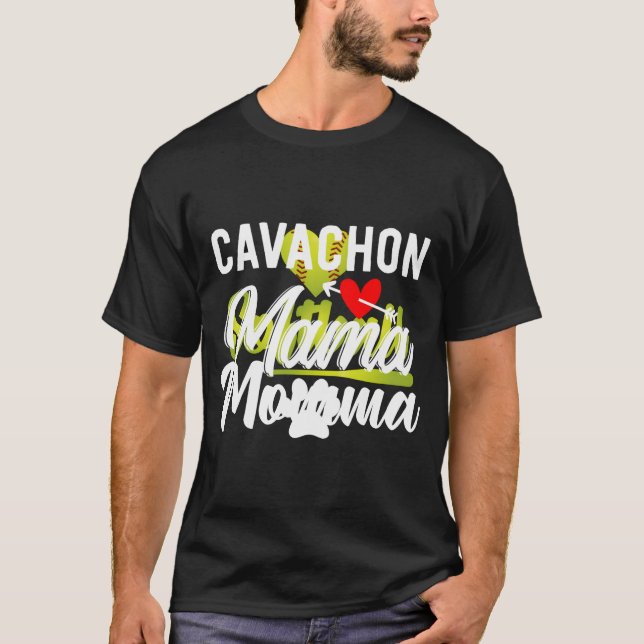 Camiseta Cavachon Lover Oferece Cavachon Mama Cavachon Mãe (Frente)