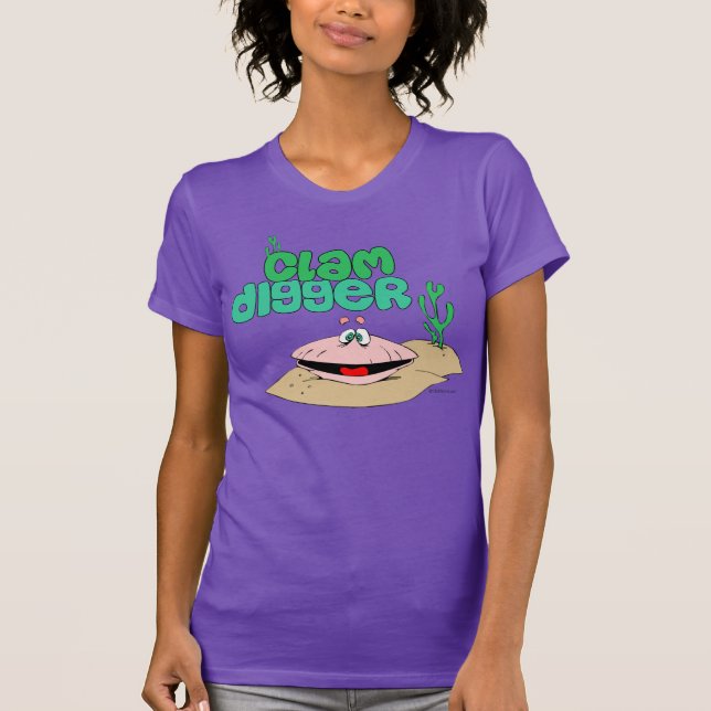 Camiseta Cavador de Amêijoas (Frente)