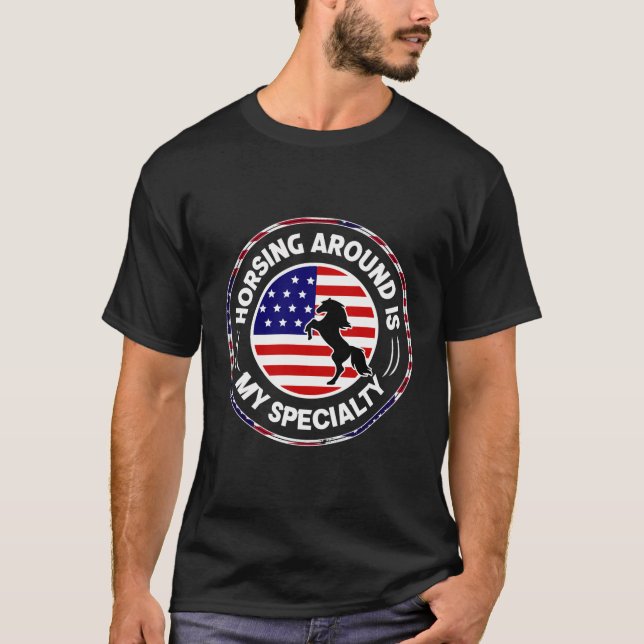Camiseta Cavalar É Minha Especialidade (Frente)