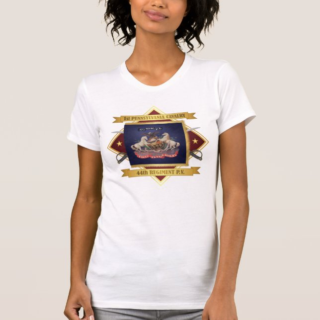 Camiseta Cavalaria da Pensilvânia de 1rua (Frente)