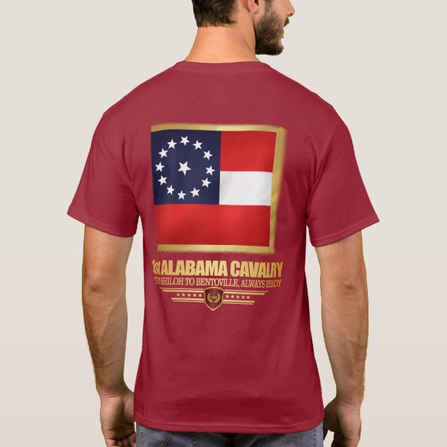Camiseta Cavalaria do Alabama 1rua (Verso)