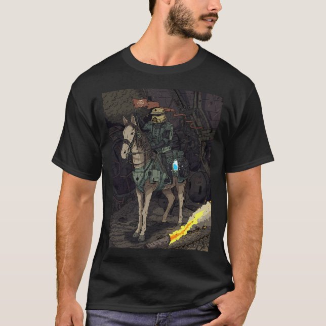 Camiseta Cavalaria E Espaços. (Frente)