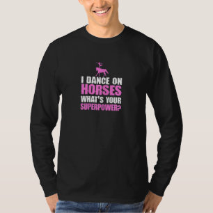 Camiseta Cavalaria Feminina em Saltos sobre o Cavalo Equest