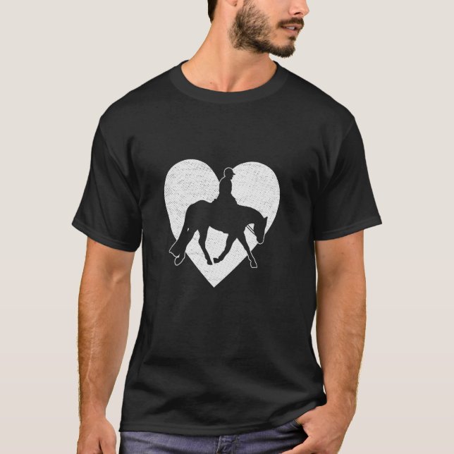 Camiseta Cavalaria inglesa de caça equestre (Frente)