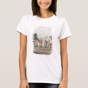 Camiseta Cavalaria Irregular, Exército Bengala 1817, placa