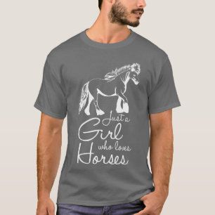 Camiseta Cavaleira Cavalos Amam Vintage