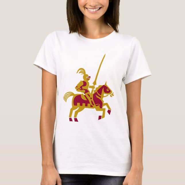 Camiseta Cavaleiro a cavalo (Frente)