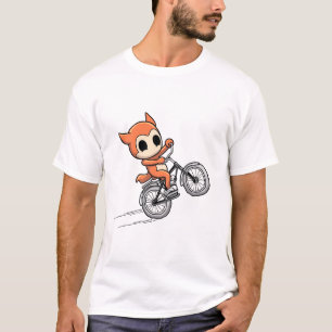 Camiseta Cavaleiro Adorável da Fox - Desenho de Caça-Carica