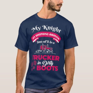 Camiseta Cavaleiro-Caminhante Em Caminhões-Armadores Enrola