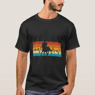 Camiseta Cavaleiro Cavaleiro Equestre Héstrico Pulso Cardía