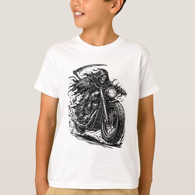 Camiseta Cavaleiro Ceifador Encapotado  (Frente)