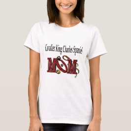 Camiseta cavaleiro charles spaniel presentes da mãe