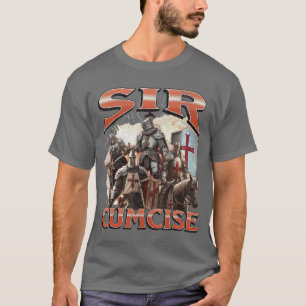 Camiseta Cavaleiro Cumcise Engraçado Ofensivo Meme Bootleg