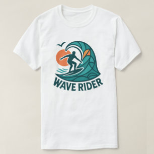 Camiseta Cavaleiro das Ondas de Surfer - Sunset Oceânico