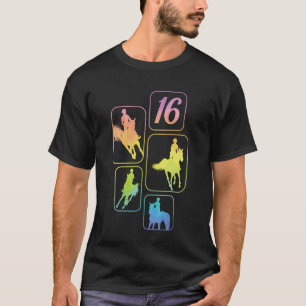Camiseta Cavaleiro de 16 anos de idade no aniversário de 16