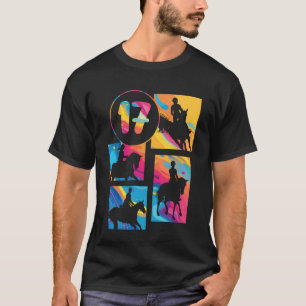 Camiseta Cavaleiro de 17 anos de idade no aniversário de 17