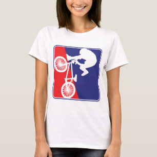 Camiseta Cavaleiro de bicicleta BMX