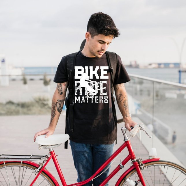 Camiseta Cavaleiro de bicicleta | Ciclografia (Criador carregado)