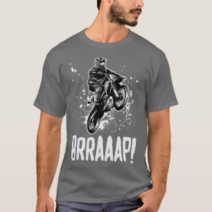 Camiseta cavaleiro de bicicleta de sujeira legal