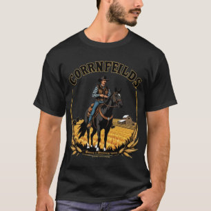 Camiseta cavaleiro de campos de milho