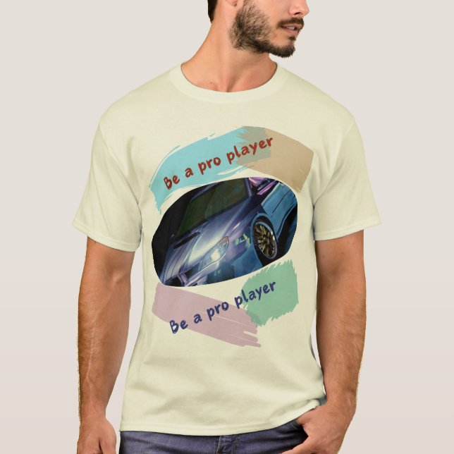 Camiseta Cavaleiro De Carro Do Pro Player - O Carimbo De An (Frente)