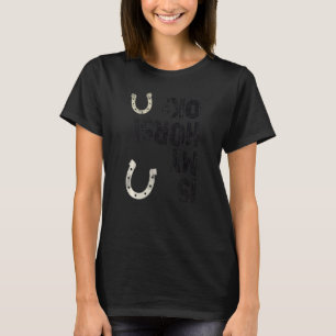 Camiseta Cavaleiro De Cavalo É Meu Cavalo Ok Equipe Equestr