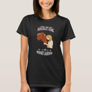 Camiseta Cavaleiro De Cavalo Ou Você Gosta De Equestrian Ho