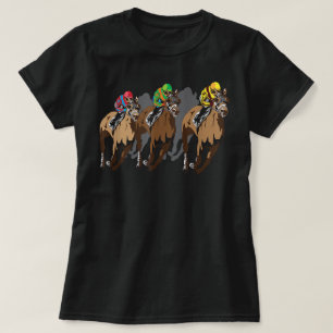 Camiseta Cavaleiro de corrida de cavalo engraçado Derby Pil