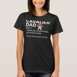 Camiseta Cavaleiro de Definição de Pai Cavalier King Charle