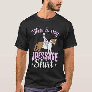 Camiseta Cavaleiro de Dressage Treinamento de Cavalo Isto É