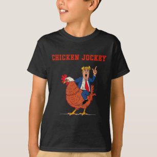 Camiseta Cavaleiro de Frango Meme Engraçado do Trump