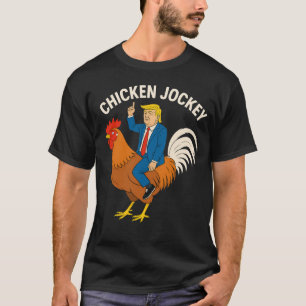 Camiseta Cavaleiro de Frango Trump Meme Divertido Humor Sur