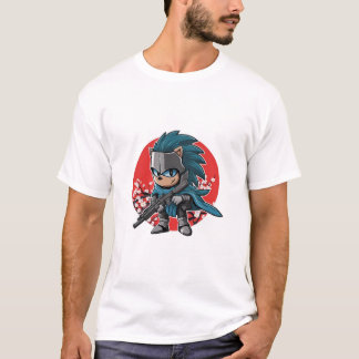 Camiseta Cavaleiro de Hedgehog (2)