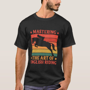 Camiseta Cavaleiro de Hobby Horse ARte De Equitação Inglesa