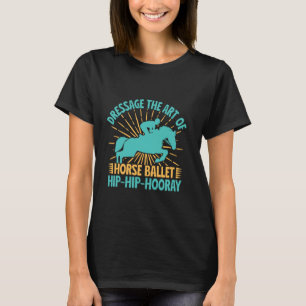 Camiseta Cavaleiro de Hobby Horse Dressage Balé Equitação I