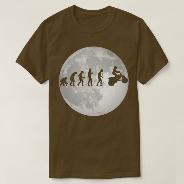 Camiseta Cavaleiro de Quad Bike Evolution Mond (Frente do Design)