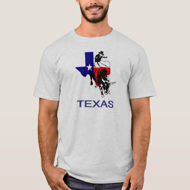 Camiseta Cavaleiro de Texas Bull (Frente)