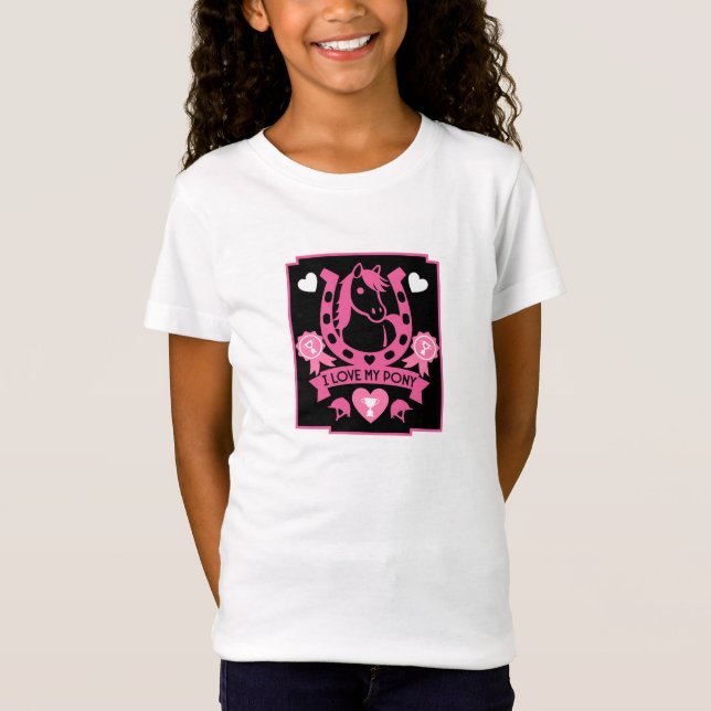 Camiseta Cavaleiro do Clube de Pônei (Frente)